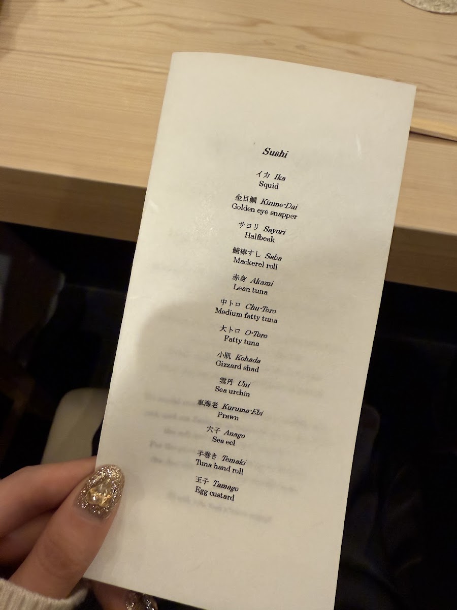 Menu Sushi Yoshitake-2